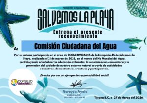 RECONOCIMIENTO SALVEMOS LA PLAYA